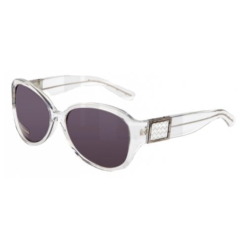 Pre-owned Bottega Veneta Aviator Sunglasses In Grey