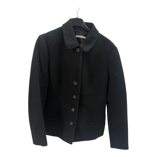 Pre-owned Prada Wool Short Vest In Black