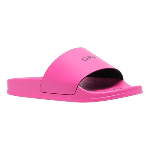 Pre-owned Off-white Sandal In Pink
