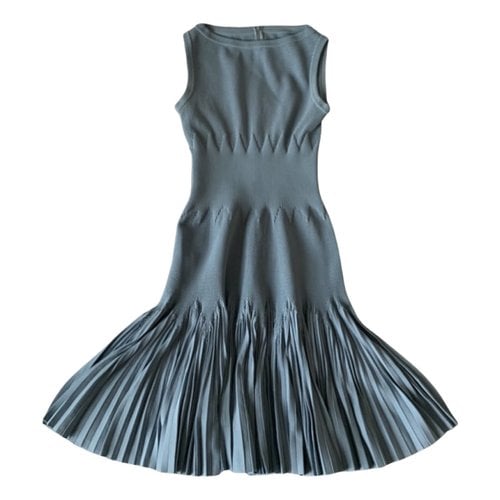 Pre-owned Alaïa Dress In Blue