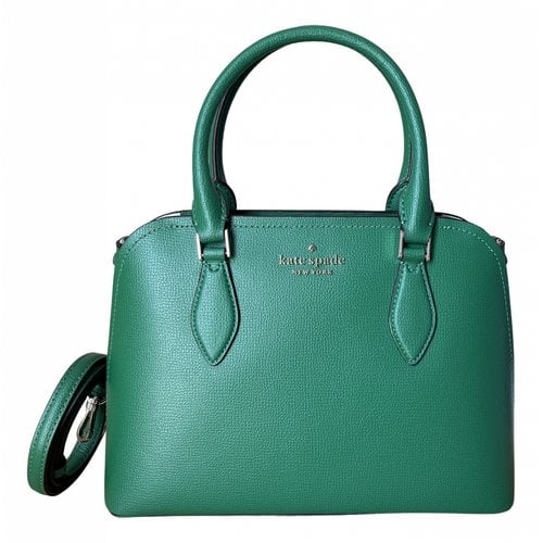 Pre-owned Kate Spade Leather Satchel In Green