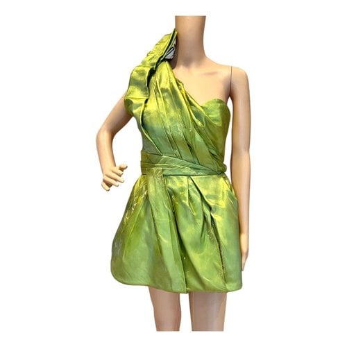 Pre-owned Dior Silk Corset In Green