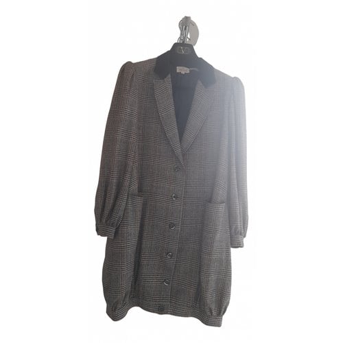 Pre-owned Valentino Wool Coat In Blue