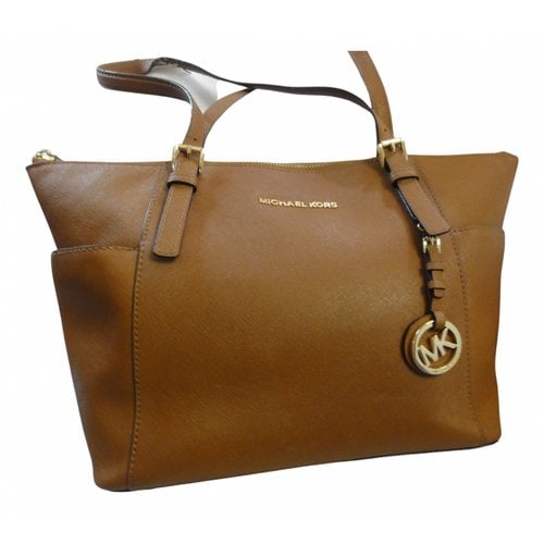 Pre-owned Michael Kors Leather Tote In Brown