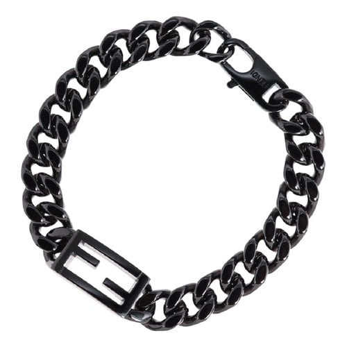 Pre-owned Fendi Bracelet In Black
