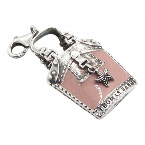 Pre-owned Thomas Sabo Silver Pendant In Pink
