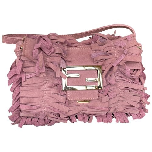 Pre-owned Fendi Baguette Handbag In Pink