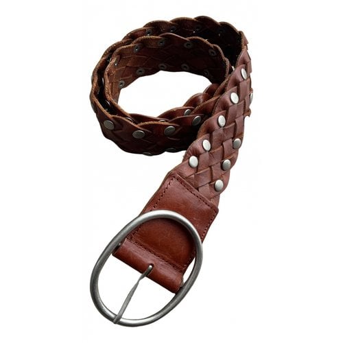 Pre-owned Pepe Jeans Leather Belt In Brown