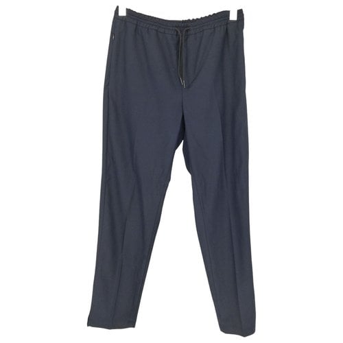 Pre-owned Won Hundred Slim Pants In Blue