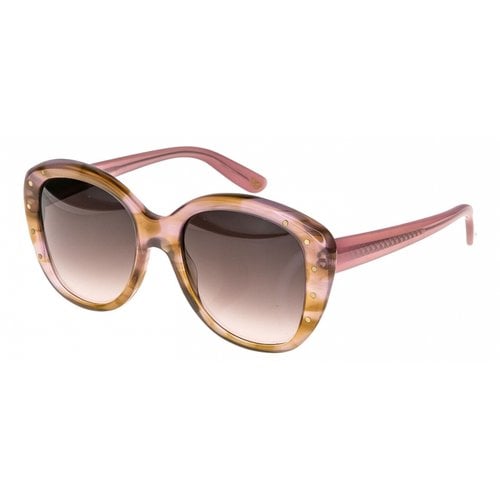 Pre-owned Bottega Veneta Oversized Sunglasses In Pink