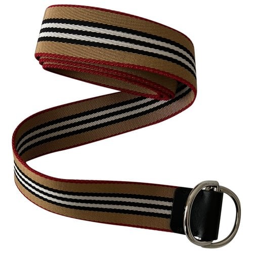 Pre-owned Burberry Cloth Belt In Multicolour
