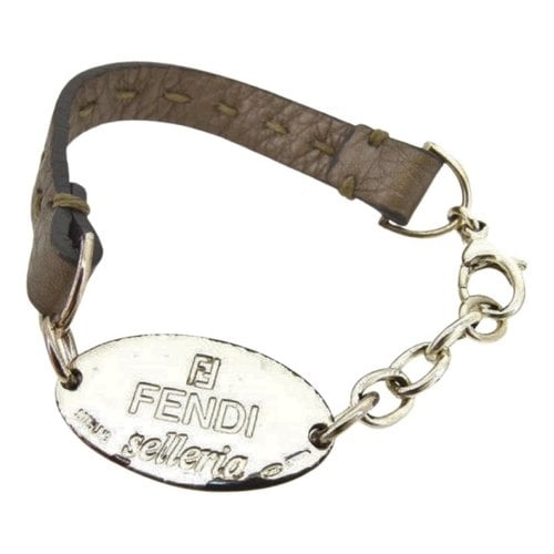 Pre-owned Fendi Bracelet In Silver