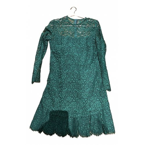 Pre-owned Ermanno Scervino Lace Mini Dress In Green