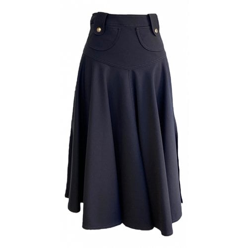 Pre-owned Derek Lam Mid-length Skirt In Black
