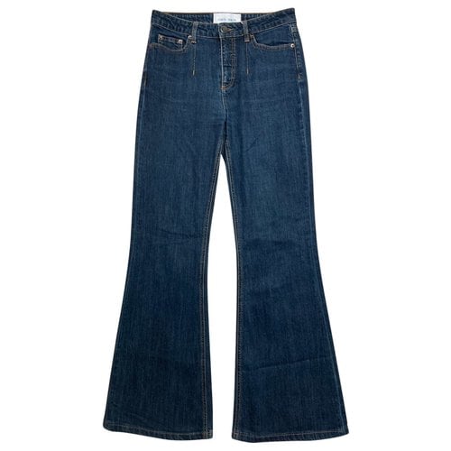 Pre-owned Alberta Ferretti Bootcut Jeans In Blue