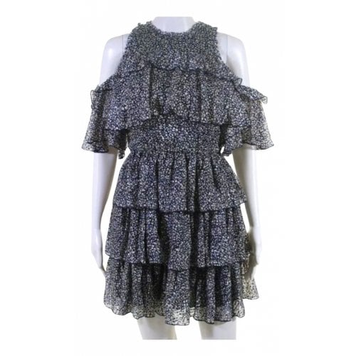Pre-owned Alice And Olivia Mini Dress In Blue