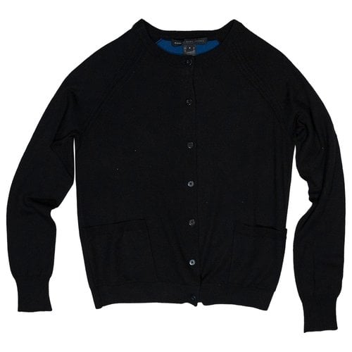 Pre-owned Marc By Marc Jacobs Wool Cardigan In Black