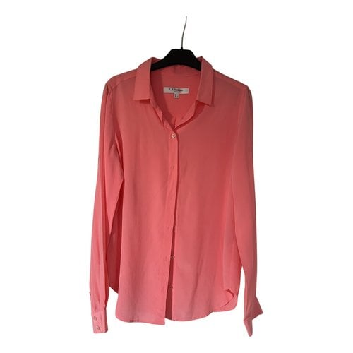 Pre-owned Lk Bennett Silk Shirt In Pink