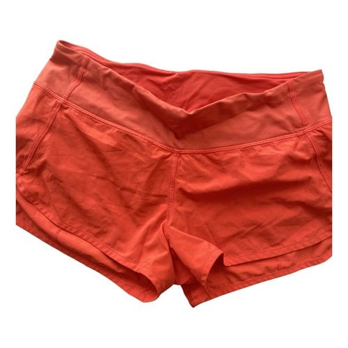 Pre-owned Lululemon Shorts In Orange