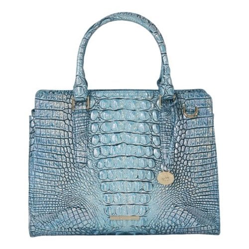 Pre-owned Brahmin Leather Handbag In Blue