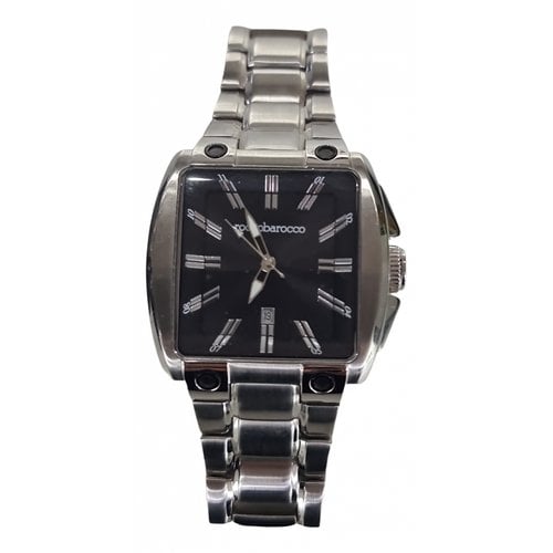 Pre-owned Roccobarocco Watch In Grey