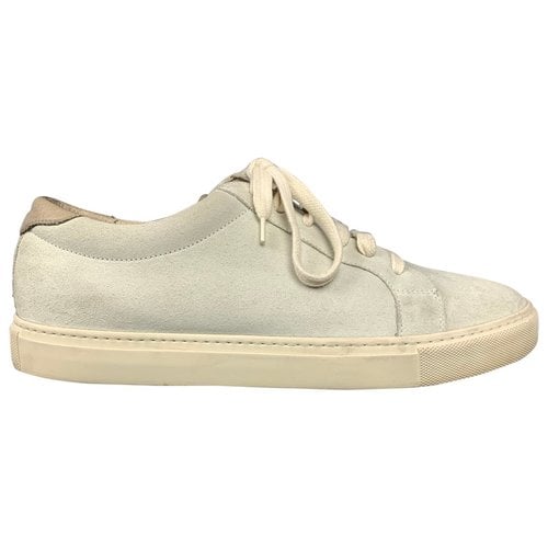 Pre-owned Brunello Cucinelli Leather Trainers In Green