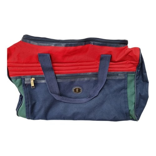 Pre-owned Roberta Di Camerino Cloth Travel Bag In Blue