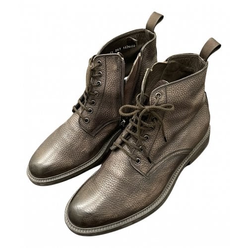 Pre-owned Barrett Leather Boots In Brown