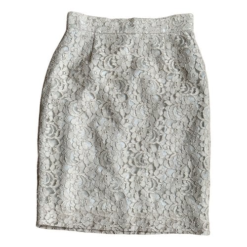 Pre-owned Moschino Mid-length Skirt In Beige
