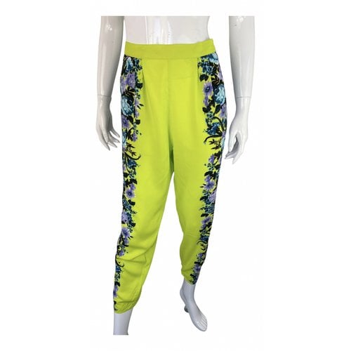 Pre-owned Seafolly Silk Trousers In Green