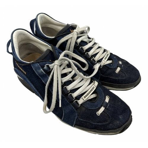 Pre-owned Dsquared2 Trainers In Blue