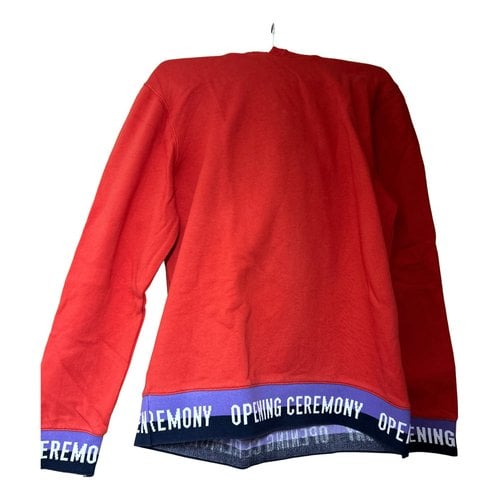 Pre-owned Opening Ceremony Sweatshirt In Red