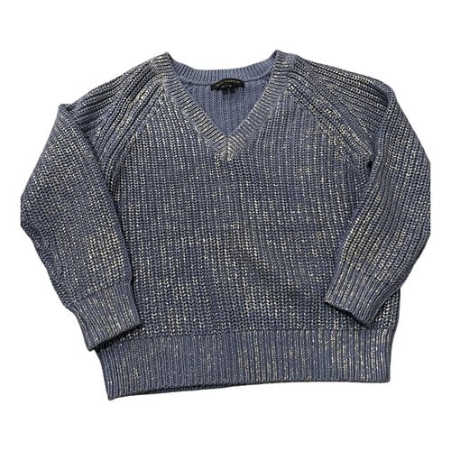 Pre-owned Skull Cashmere Cardigan In Blue