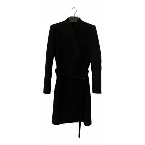 Pre-owned Iro Wool Coat In Black