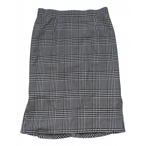 Pre-owned Escada Maxi Skirt In Grey