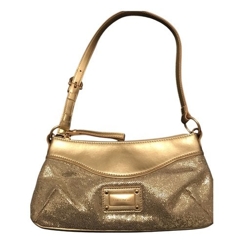 Pre-owned Coccinelle Vegan Leather Handbag In Gold
