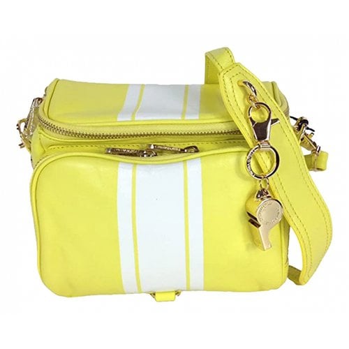 Pre-owned Cynthia Rowley Leather Crossbody Bag In Yellow
