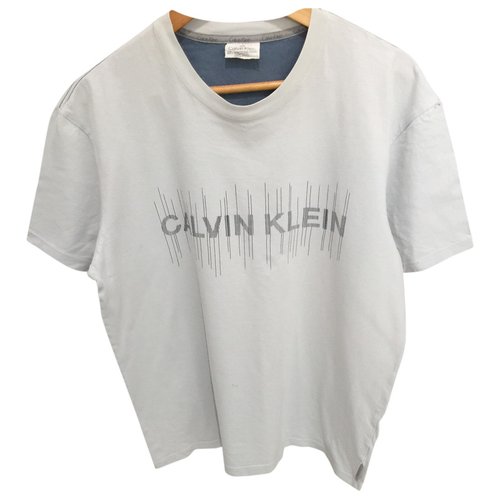 Pre-owned Calvin Klein T-shirt In Blue