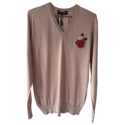 Pre-owned Dolce & Gabbana Sweatshirt In Pink