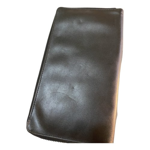 Pre-owned Marc Jacobs Leather Clutch In Black