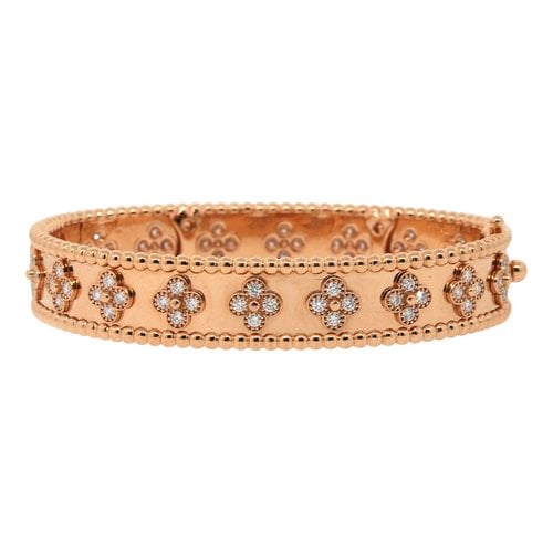 Pre-owned Van Cleef & Arpels Perlée Pink Gold Bracelet