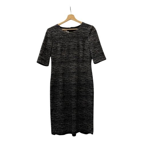 Pre-owned Hobbs Wool Mid-length Dress In Grey