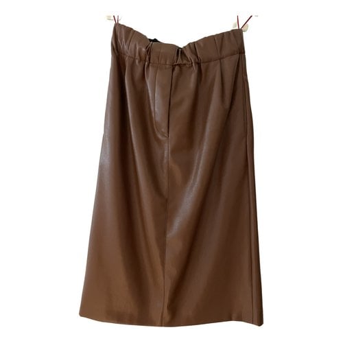 Pre-owned Jucca Mid-length Skirt In Brown