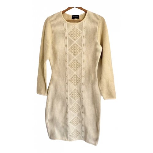 Pre-owned Paco Rabanne Mid-length Dress In Beige