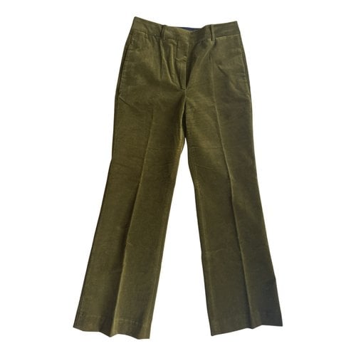 Pre-owned Victoria Beckham Trousers In Brown