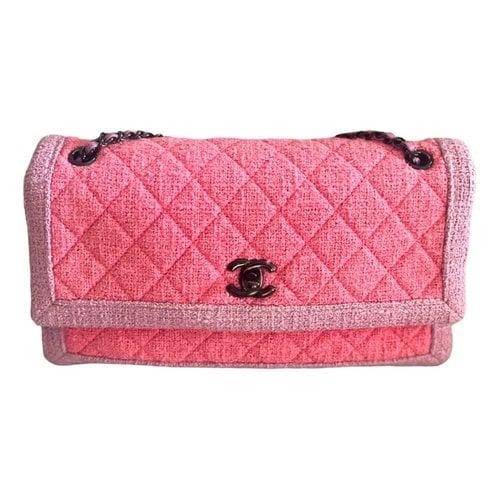 Pre-owned Chanel Timeless/classique Crossbody Bag In Pink