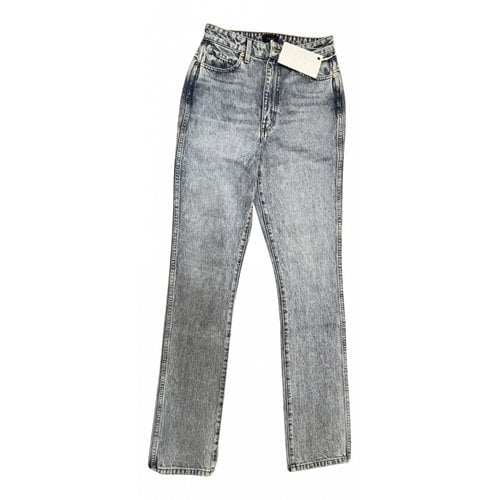 Pre-owned Khaite Slim Jeans In Blue