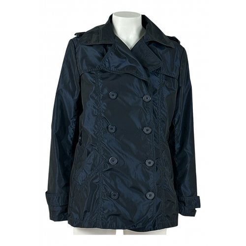 Pre-owned Moncler Blazer In Blue