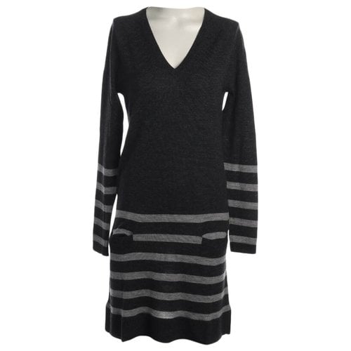 Pre-owned Lacoste Wool Dress In Grey