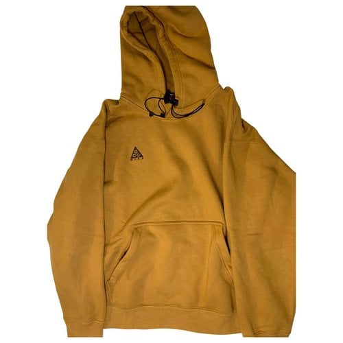 Pre-owned Nike Sweatshirt In Yellow